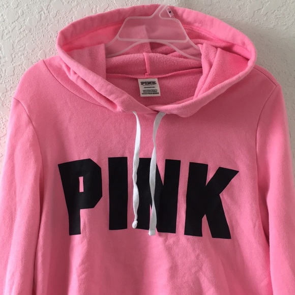 Women PINK Victoria’s Secret Crop hoodie size S - Picture 2 of 5